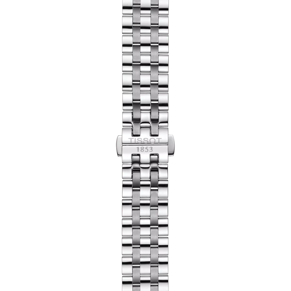 Tissot Carson Premium Silver Stainless Steel Black Dial Quartz Watch for Men's - T122.410.11.053.00 - Image 2