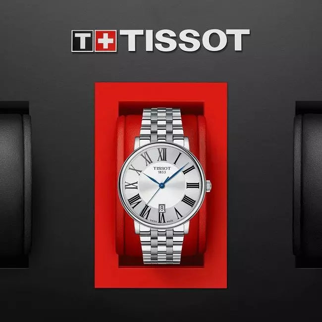 TISSOT Men’s Quartz Swiss Made Stainless Steel Silver Dial 40mm Watch T122.410.11.033.00 - Image 6