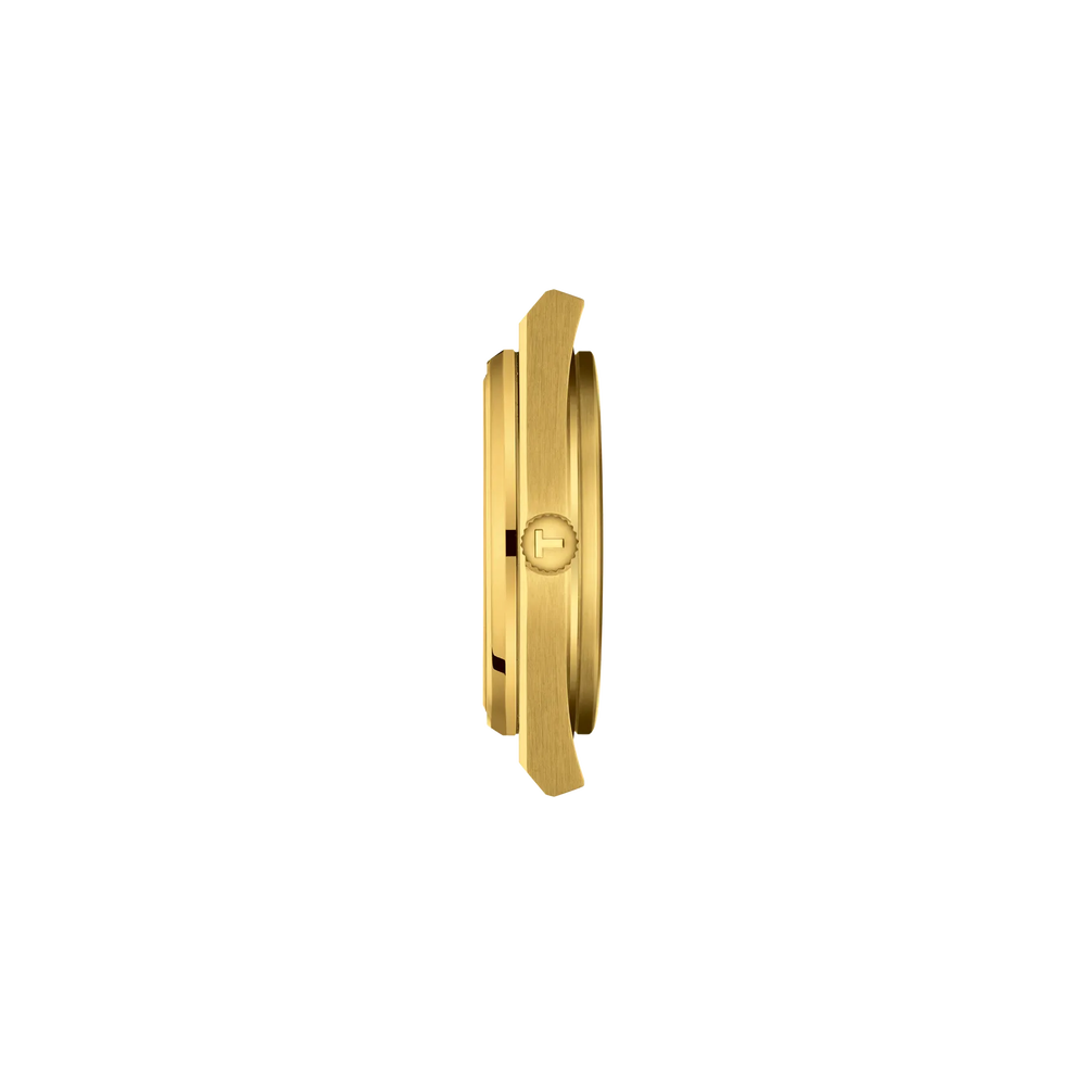 Tissot PRX Gold Stainless Steel Gold Dial Quartz Watch for Gents - T137.410.33.021.00 - Image 2