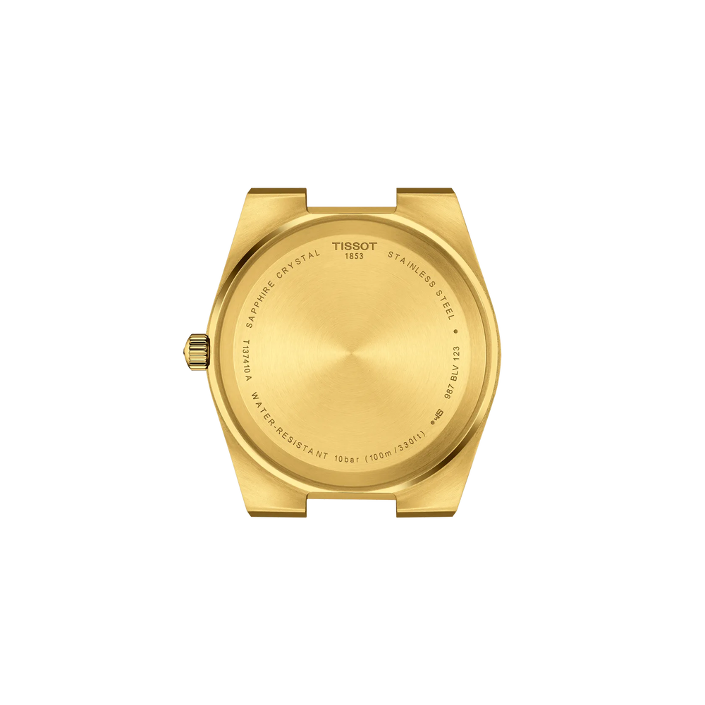 Tissot PRX Gold Stainless Steel Gold Dial Quartz Watch for Gents - T137.410.33.021.00 - Image 3