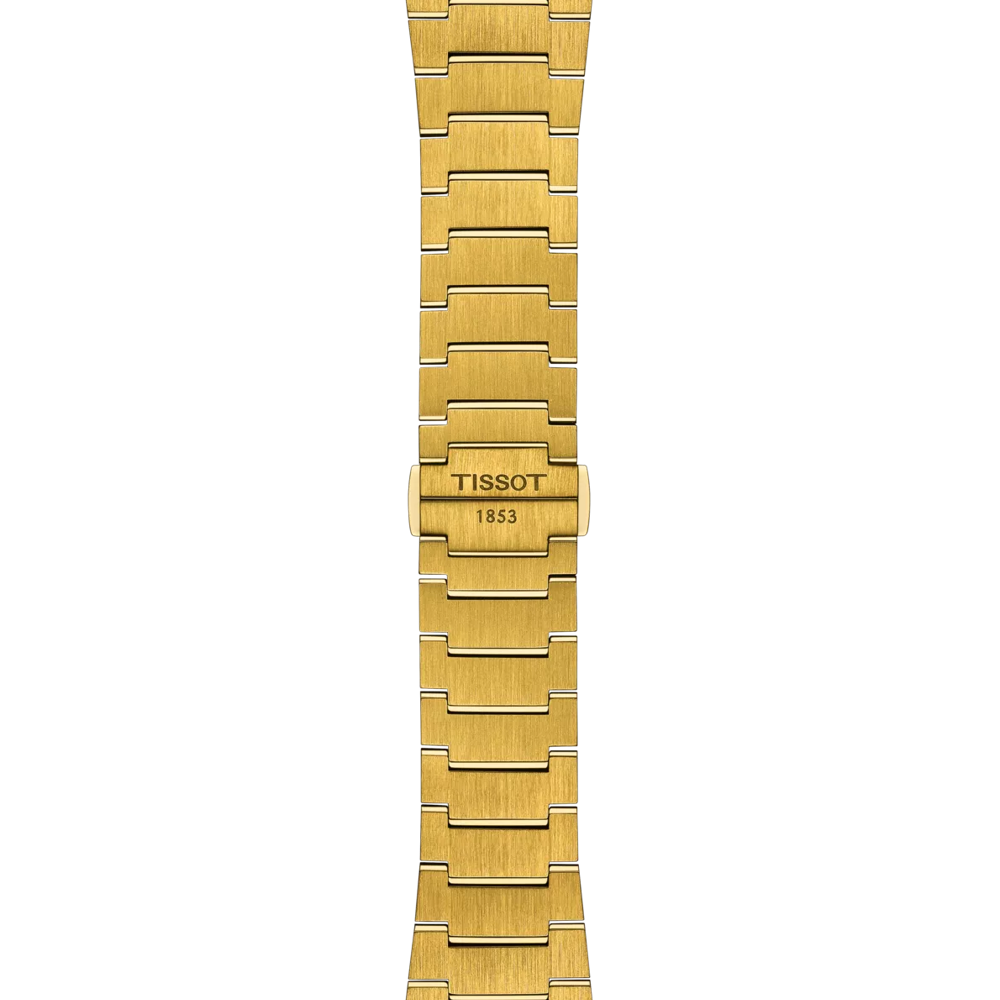 Tissot PRX Gold Stainless Steel Gold Dial Quartz Watch for Gents - T137.410.33.021.00 - Image 4