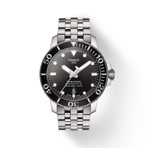 TISSOT Men’s Swiss Made Quartz Silver Stainless Steel Black Dial 40mm Watch T120.410.11.051.00