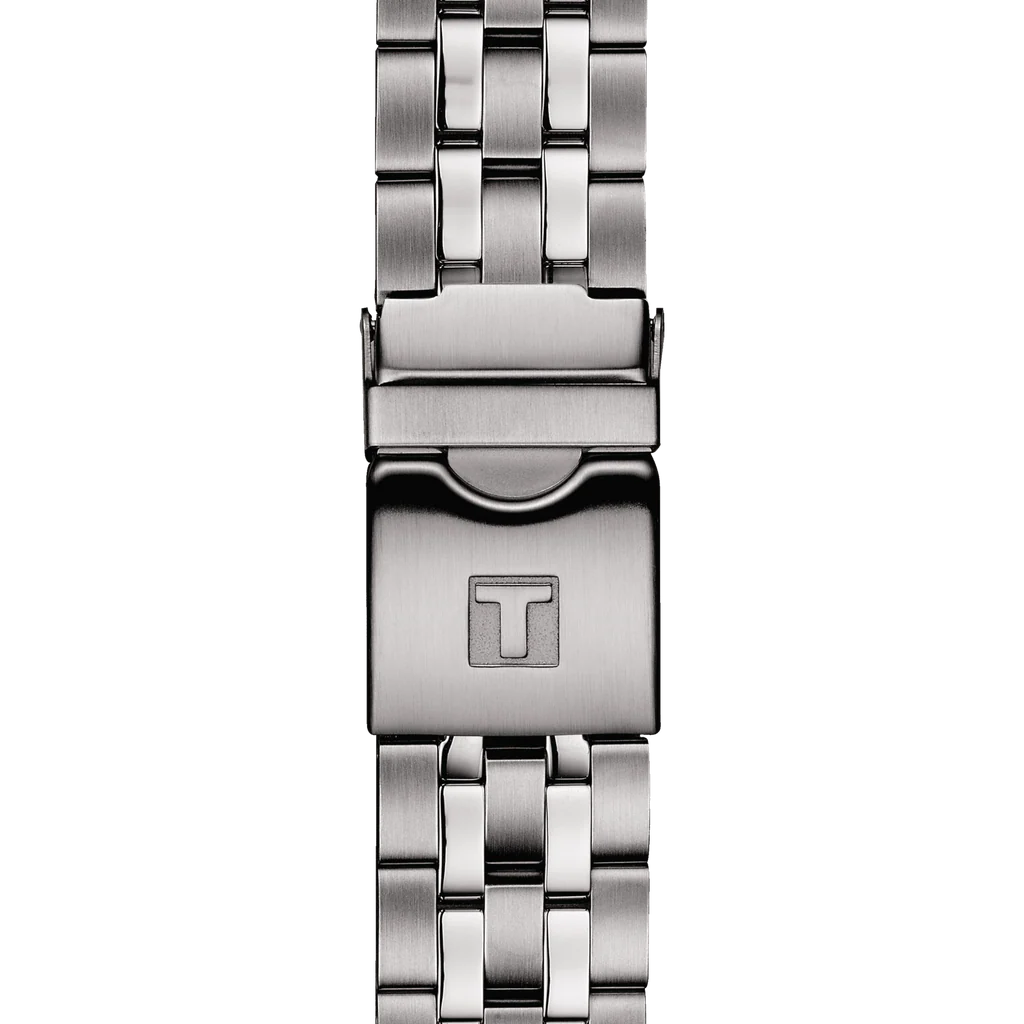 TISSOT Men’s Swiss Made Quartz Silver Stainless Steel Black Dial 40mm Watch T120.410.11.051.00 - Image 2