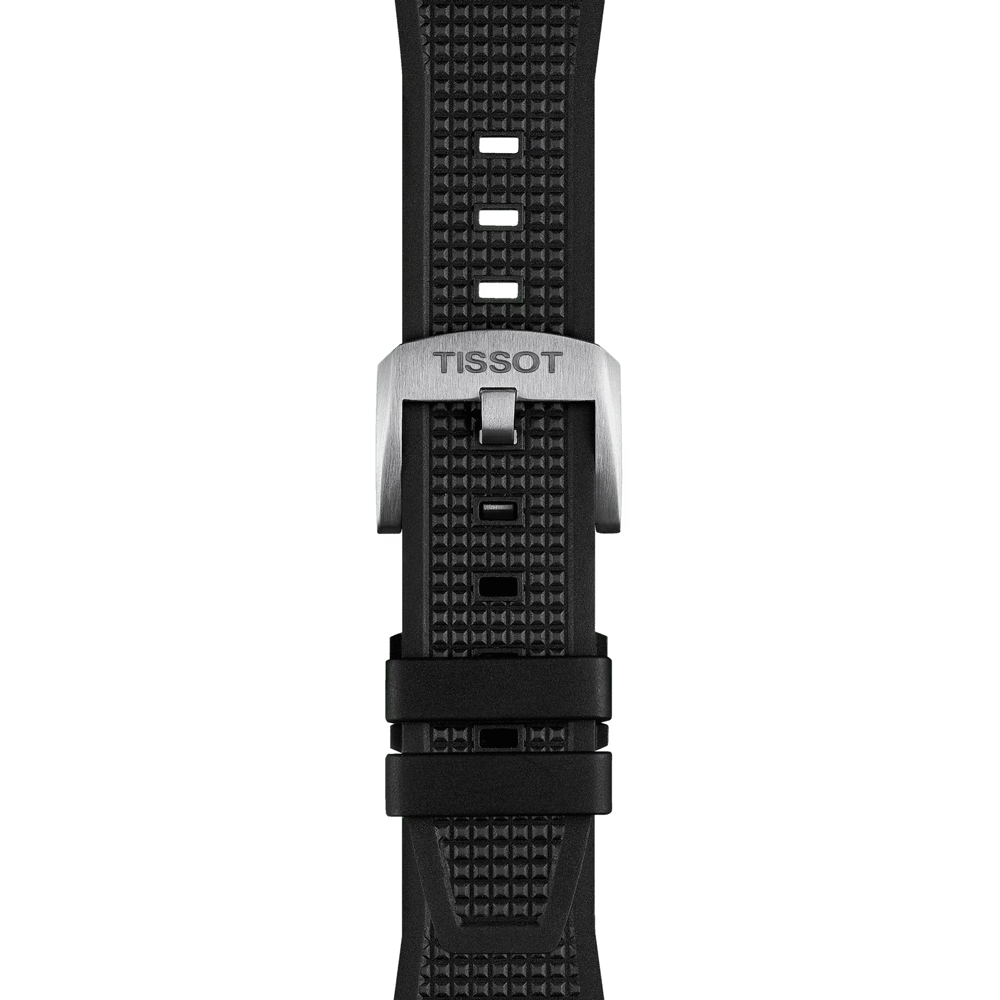 Tissot PRX Powermatic 80 Automatic Blue Dial Black Rubber Strap Men's Watch T137.407.17.041.00 - Image 2