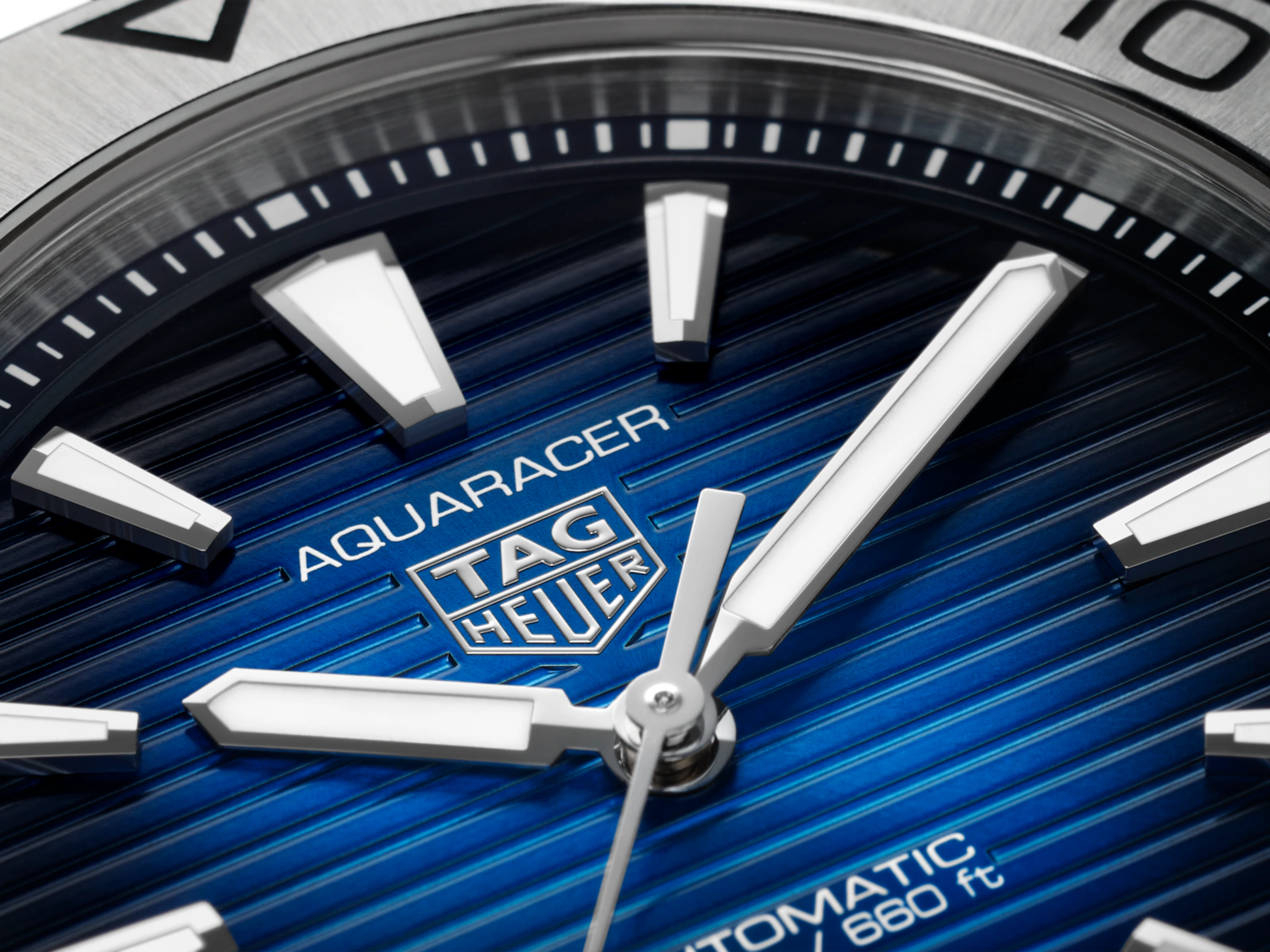 Tag Heuer Mens Aquaracer Professional 200 Silver Stainless Steel Case Turning Bezel Calibre 5 Automatic Date Blue Dial Silver Stainless Steel Bracelet WBP2111.BA0627 - Image 2