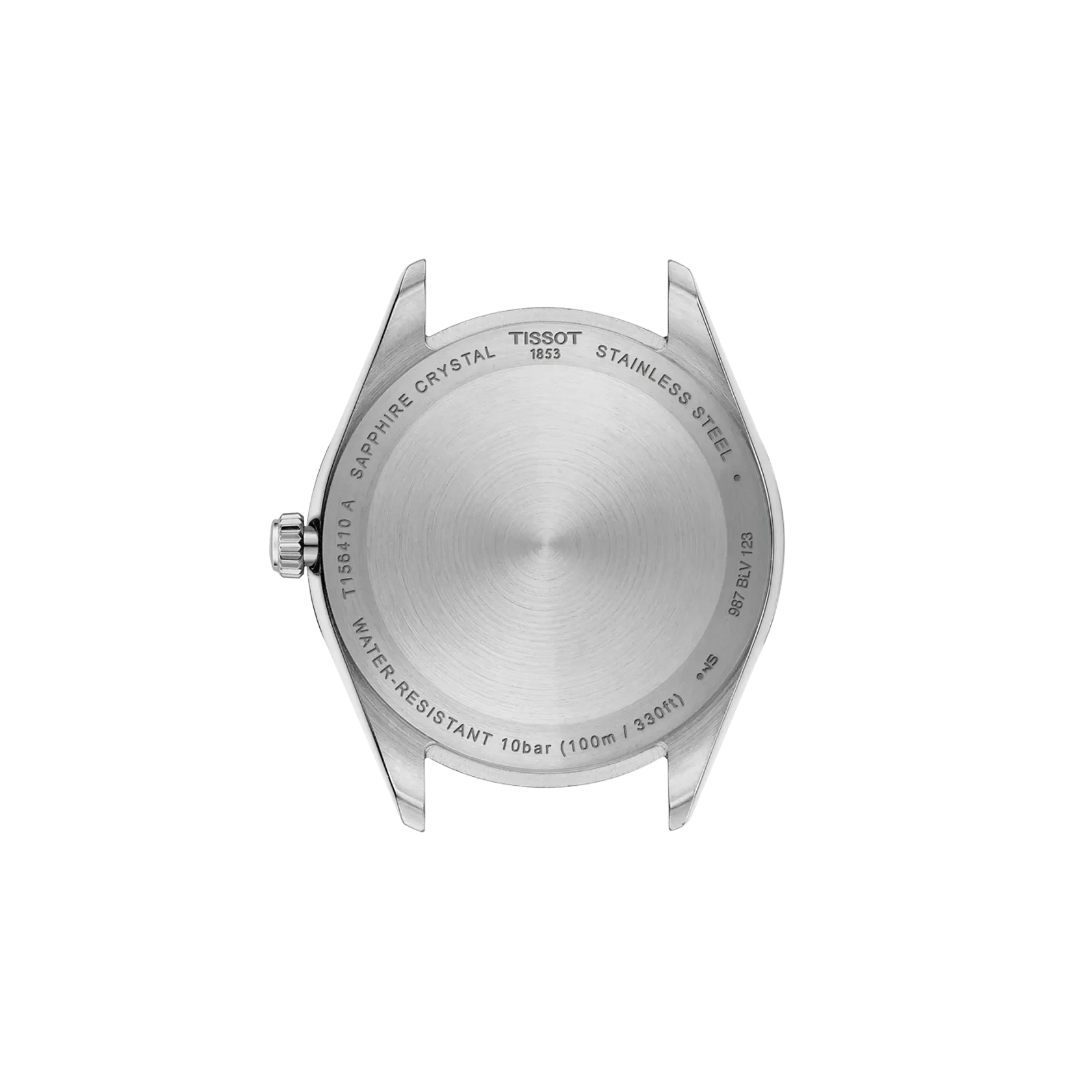 Tissot T-Classic Two-Tone Stainless Steel Blue Dial Quartz Watch for Gents - T156.410.22.041.00 - Image 4