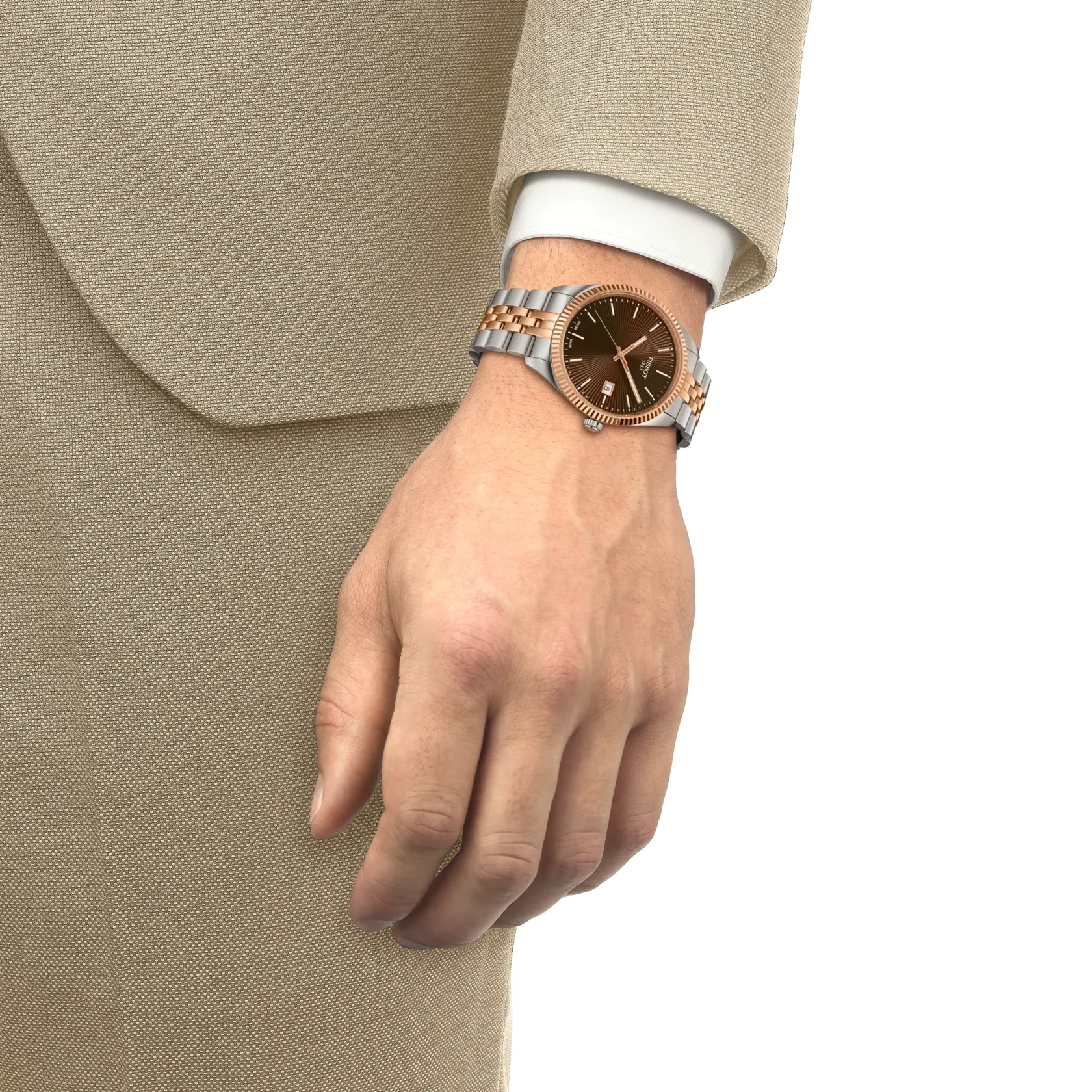 TISSOT Ballade 40mm T156.410.22.291.01 Men's watch with date - Image 2