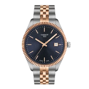 Tissot T-Classic Two-Tone Stainless Steel Blue Dial Quartz Watch for Gents - T156.410.22.041.00